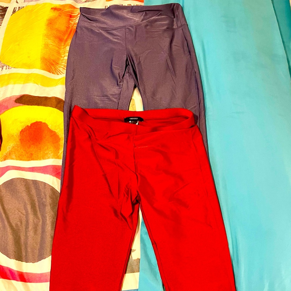 Forever 21 Nylon/Spandex Leggings Bundle